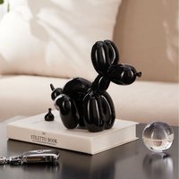 Nouvelles décorations transfrontalières en forme de chien ballon, style européen, modèle RDW034, pour salon, meuble à vin, décoration intérieure, bureau
