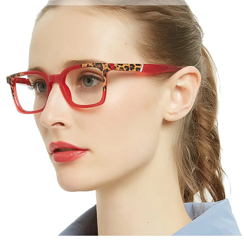 + 1.0 + 1.5 + 2.0 + 2.5 + 3.0 + 3.5ファッション高品質安いイタリアデザインハンドポリッシュブルーフレーム透明プラスチックフレーム老眼鏡