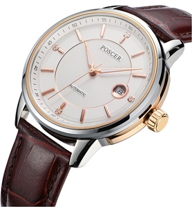 Reloj Mecánico para Hombre, Diseñ<span class=keywords><strong>o</strong></span> Nuevo, Calidad Premium, Esfera Blanca, Plateado, Movimiento Japonés 8215, Resistente al Agua 5ATM, Listo para Enviar - Product Image 2
