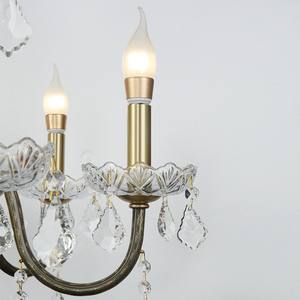 Lámpara de Araña de Latón Retro Europea de 8 Bombillas, Cristal, Nueva Moda, Forma Larga, para Hotel, Sala de Estar, Dormitorio, Directo de Fábrica - Product Image 4