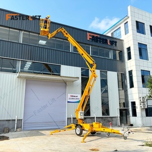 Fornecimento direto da fábrica 12-26m elétrica articulando Boom elevadores cabo Sling rebocável antena trabalhando plataforma construção hotéis - Product Image 4