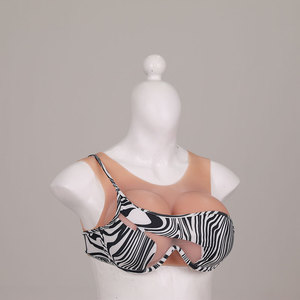 Prótesis de Seno de Silicona con Diseño Hueco en el Cuello, Sin Costuras, Invisible, para Crossdresser, Color Piel Desnuda, para Hombres - Product Image 2