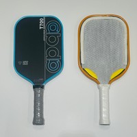 Raquette de pickleball en fibre de carbone de qualité professionnelle haute performance, noyau en nid d'abeille de 16 mm, légère et hautement élastique