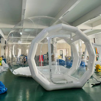 Maison de tente igloo à bulles transparentes de 3 mètres dôme gonflable de ballon pour les fêtes d'enfants ou d'adultes de l'usine de tentes gonflables