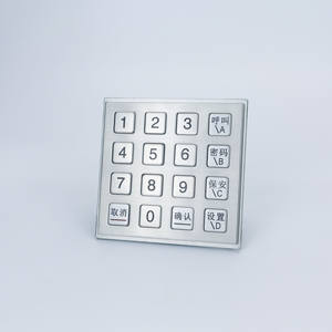 防水数字キーパッド 4x4 マトリックス |   IP66 密閉型ステンレス鋼キーボード（決済端末、アクセス制御、PLC用） - Product Image 3