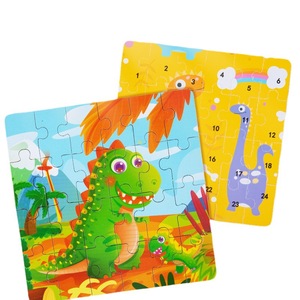 24 pezzi Montessori <span class=keywords><strong>puzzle</strong></span> in legno classico giocattoli di iniziazione per bambini e bambini educativi per bambini e bambine - Product Image 5