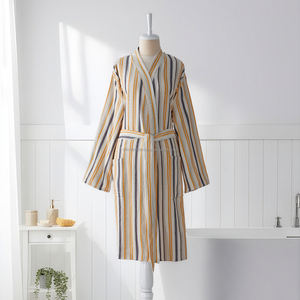 Bata Unisex 100% Algodón, Superventas, Secado Rápido, Ropa de Dormir de Verano, Tejido Transpirable, Ligero, Hecho en Turquía para Todo el Año - Product Image 1