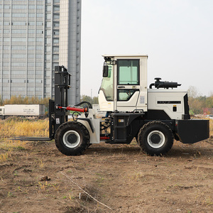 Industrial Hydraulic Pallet <strong>Forklift</strong> Truck Self-Loading for Construction Site Farm All Terrain Rough Terrain Off Road <strong>Forklift</strong> - Product Image 5