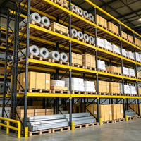 Rayonnages à palettes haute capacité et robustes pour entrepôt, stockage sélectif, compatibles avec les chariots élévateurs
