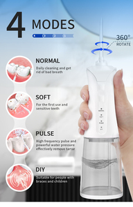 Approvisionnement d'usine en gros IPX7 étanche électrique WaterFlosser <span class=keywords><strong>dentaire</strong></span> Dent <span class=keywords><strong>Jet</strong></span> Pick Flosser Water Flosser - Product Image 5