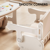 Table d'activités convertible moderne en plastique VSUCH pour enfants, idéale pour la salle de jeux des tout-petits et les événements scolaires