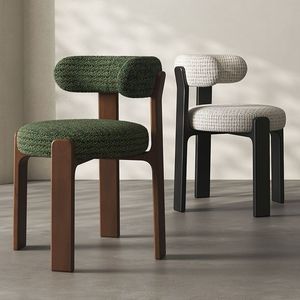 <span class=keywords><strong>Chaise</strong></span> de salle à manger ergonomique en <span class=keywords><strong>bois</strong></span> massif <span class=keywords><strong>scandinave</strong></span> de luxe léger avec revêtement en lin pour la maison <span class=keywords><strong>et</strong></span> l'hôtellerie - Product Image 2