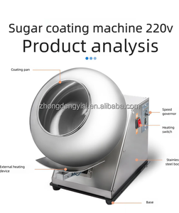 Machine de recouvrement automatique de chocolat industrielle Dingli BY-300 pour le traitement des noix, haute productivité, nouvelle - Product Image 2