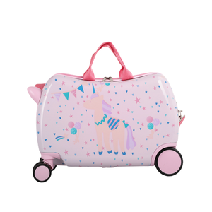 Cute Cartoon Children's ABS 17" Spinner <b>Suitcases</b> with No <b>Lock</b> for Carry-On Luggage Sets - Product Image 2