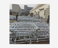Barrières de sécurité industrielles extérieures en acier allié galvanisé à chaud avec articulation à rotule, vente directe usine Jiayuan, garantie 3 ans