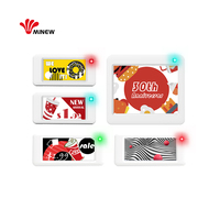 Minew Indoor Multimedia Kiosco Soporte de escritorio Señalización digital Reproductores de publicidad Eink Etiquetas de estante electrónico de doble cara