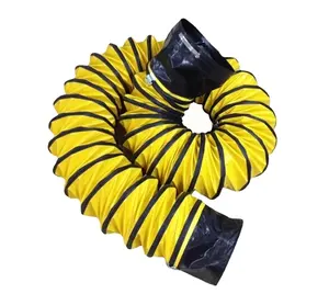 Hot sale big size 800mm corrosion resistance fireproof insulated hvac air ducts flexible air duct