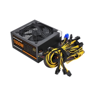 <span class=keywords><strong>Alimentation</strong></span> <span class=keywords><strong>PC</strong></span> ATX 80 Plus Gold 1800W pour ordinateur de bureau, compatible avec 8 GPU <span class=keywords><strong>Gamer</strong></span>, 12v 24 broches 230V pour serveur professionnel - Product Image 3