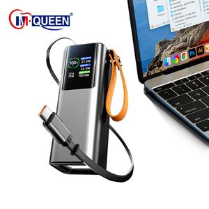 Batería Externa Ultrafina de 100W con Pantalla Digital y 20000mAh de Alta Capacidad para Carga Rápida de Laptops, Personalizable con Logotipo para Viajes - Product Image 1