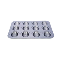 XINZE 12 tasses en forme d'oeuf de pâques 3D antiadhésif mini plaque de cuisson plateau de four plat pour muffins et moules à gâteaux casseroles de pâques