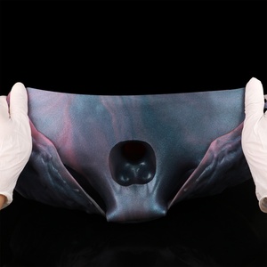 Silicone Wear Leather Pants Men Wear Simulated Bandage Pants Puller Pants Les <b>Masturbation</b> Devices Adult Sexual Products - Product Image 5
