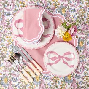 <span class=keywords><strong>Set</strong></span> di Tovaglie in Poliestere con Stampa Floreale Indiana di Alta Qualità, <span class=keywords><strong>Tovaglioli</strong></span> in Lino <span class=keywords><strong>e</strong></span> Cotone, Colore Rosa, Nuovo Regalo per la Casa o Uso Alberghiero - Product Image 1