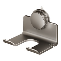 OEM Space Aluminium No-Drill Saugnapf Haartrockner halter Einfache Installation Badezimmer Wandre gal