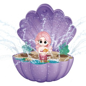 <span class=keywords><strong>Jouet</strong></span> <span class=keywords><strong>arroseur</strong></span> DEFA Coquille de Sirène Violette pour Enfants de 2 à 13 Ans, Jeu d'Eau Extérieur, Plage d'Été, Unisexe, Anniversaire - Product Image 1