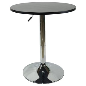 Mesa de Centro Redonda Moderna de Estilo Europeo de Lujo con Patas Elevables Ajustables de Metal, Mesa de <span class=keywords><strong>Bar</strong></span>, Mesa de Comedor para <span class=keywords><strong>Bar</strong></span> o Cafetería - Product Image 3