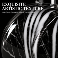 Flacon de parfum cylindrique de luxe à motif marbre mat imprimé par transfert d'eau, 50 ml, noir et blanc, en verre hexagonal personnalisé