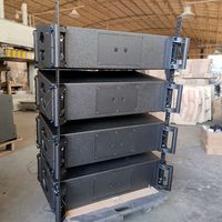 Caja de altavoz de alta calidad de fabricación profesional de China K208 doble matriz de línea pasiva de 8 pulgadas gabinete de altavoz de 2 vías