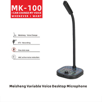 Interfaz de Audio Profesional MK100 para Cambio de Voz, Modulador de Voz en Tiempo Real para Juegos y Transmisiones en Vivo para Android, iOS y PC