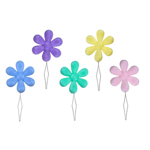 Fancy Colorful Hand Sewing Flower Shape Plastic <b>Needle</b> <b>Threader</b> - Product Image 1