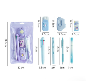 Juego de Bolígrafos de Plástico Minimalistas Promocionales al por Mayor, Bolígrafo de <span class=keywords><strong>Gel</strong></span> para Estudiantes, Ancho de Escritura de 1.0 mm, <span class=keywords><strong>Tinta</strong></span> Negra Multifunción - Product Image 4