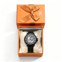 Caja de Reloj de Diseño Moderno con Tapa y Base Rígidas de Papel, con Almohada para Reloj, Logotipo Personalizado, Empaque para Relojes para el Lanzamiento de Nuevas Marcas