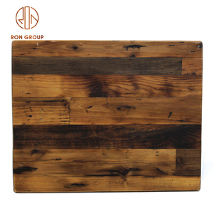 Muebles de madera maciza de roble cuadrada para cafetería, muebles de exterior para restaurante, venta al por <span class=keywords><strong>mayor</strong></span> Industrial personalizada - Product Image 1
