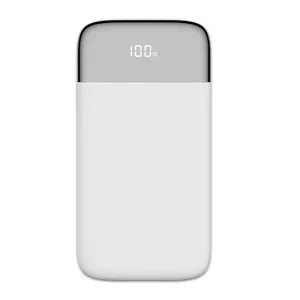 New Super Fast Charging Powerbank with Led Lights Digital Display Power Bank 10000mah 15W Retail for iphone Xiaomi Huawei