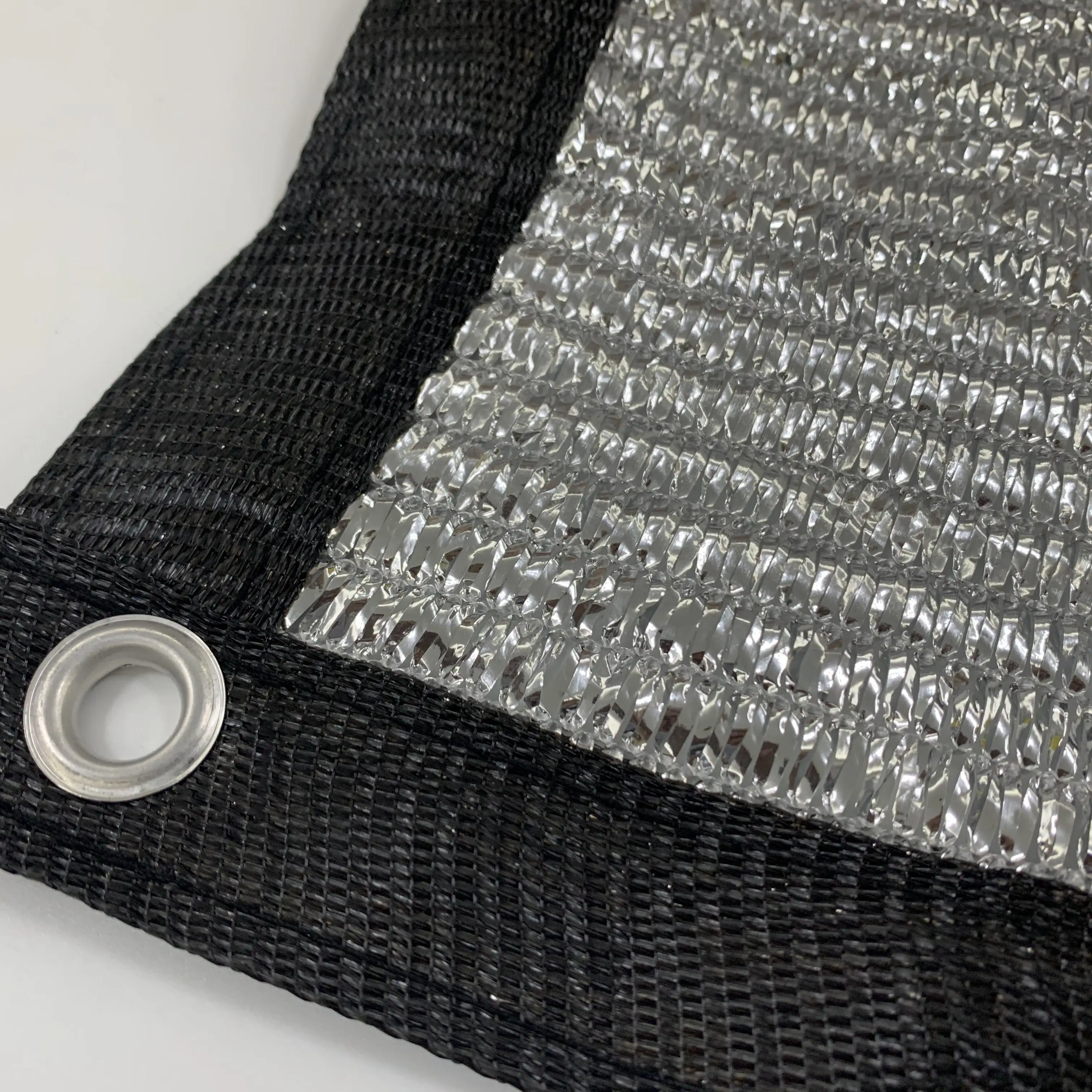 UV resistant reflective silver shade cloth aluminum foil mesh fabric sun shade net