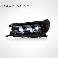 3 lentilles pour phares LED Toyota Hilux Revo Pickup 2016 2017 2018 2019 2020 Plug and Play Accessoires Hilux VIGO Revo