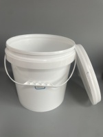 Produsen Harga 12l bulat plastik food grade bucket untuk penyimpanan
