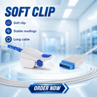 Sonde SpO2 à pince digitale pour adulte 11 broches compatible GE Healthcare Solar 7000 ProCare 300 pour usage hospitalier
