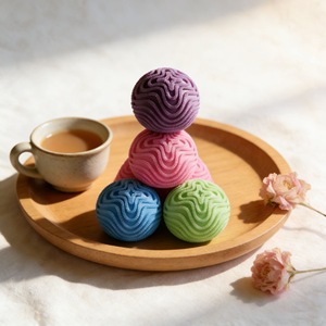 Pallina Antistress da 8 CM, Pallina in Polvere Morbida, Giocattolo Antistress Divertente da Stringere, Piccolo Giocattolo Meraviglioso per Alleviare lo Stress - Product Image 4
