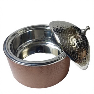 Vintage Stainless Steel Casserole Dishes Kitchenware Flatware Stainless Steel Hot <b>Pot</b> with Attractive Lid In Lowest Price - Product Image 1