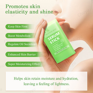 Vegan Anti-Envelhecimento Rosto Soro Vara Chá Verde Colágeno Niacinamida Hidratante Hidratante Bálsamo Vara para Lábios Witch Hazel Peptídeos - Product Image 5
