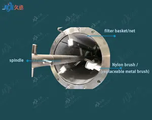 Stainless Steel Brush Type Self Cleaning Filter For Water Treatment