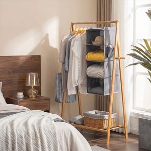 4-<b>Shelf</b> Hanging Organizer Closet Hanging <b>Shelves</b> Closet Hanging Storage Organizers for Bedroom Baby Nursery Camper Accessories - Product Image 4