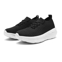 Sepatu Rajut Slip-On Grosir L0017 Bernapas Empuk Ringan Kasual Sneakers OEM ODM