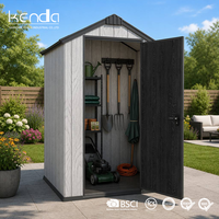 Abri de jardin Kenda APEX 4x6, facile à assembler, robuste, pour outils, jardin, patio, maison, accessoires de jardin