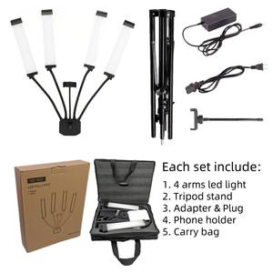 Anneau lumineux LED bicolore super lumineux de 65 W, à intensité variable, pour trépieds, tables de massage, lits, lampes de sol photographiques multi-angles - Product Image 5