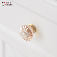 Oukali luxe Europe Style diamant cristal placard tiroir bouton armoire tire cuisine porte armoire poignées